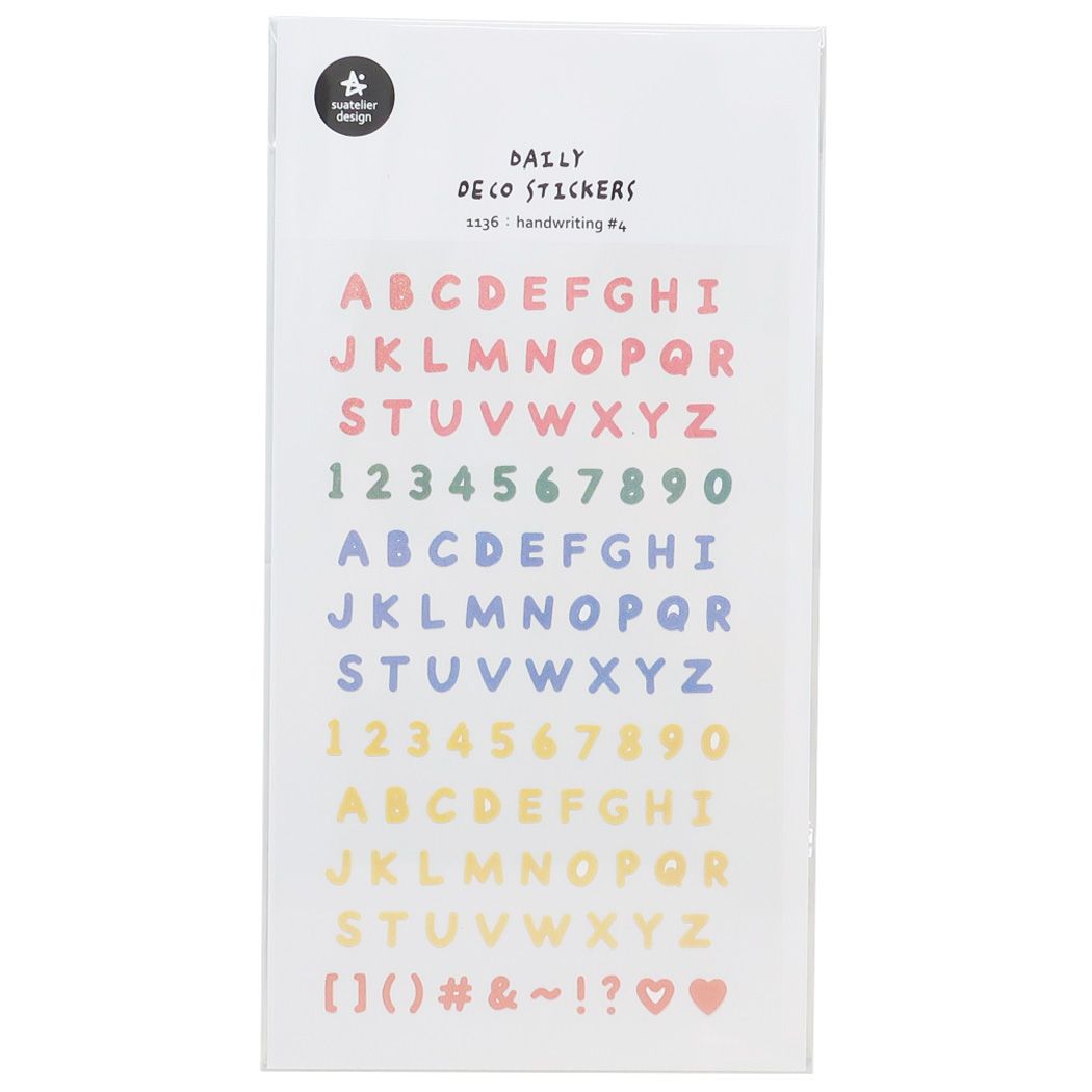 シールシート スワテリエステッカー handwriting#4 S&C プレゼント 男の子 女の子 ギフト