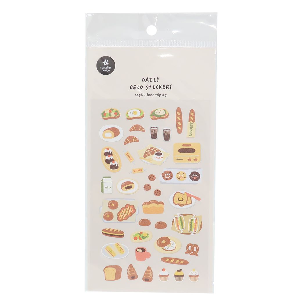シールシート suatelier スワテリエステッカー food trip #7