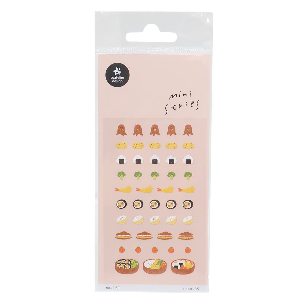 スワテリエミニステッカー suatelier シールシート S&C food.05