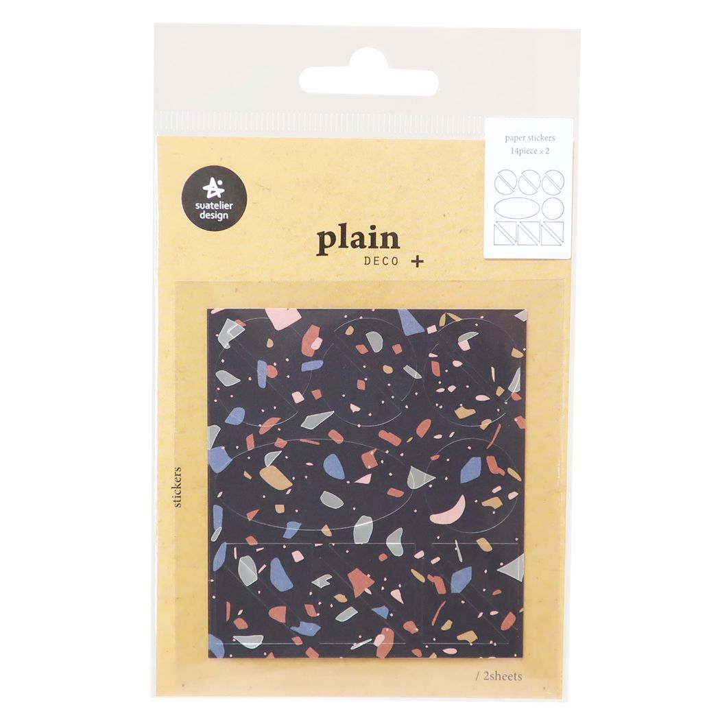 プレーンデコステッカー Plain Deco スワテリエ シールシート S&C plain35