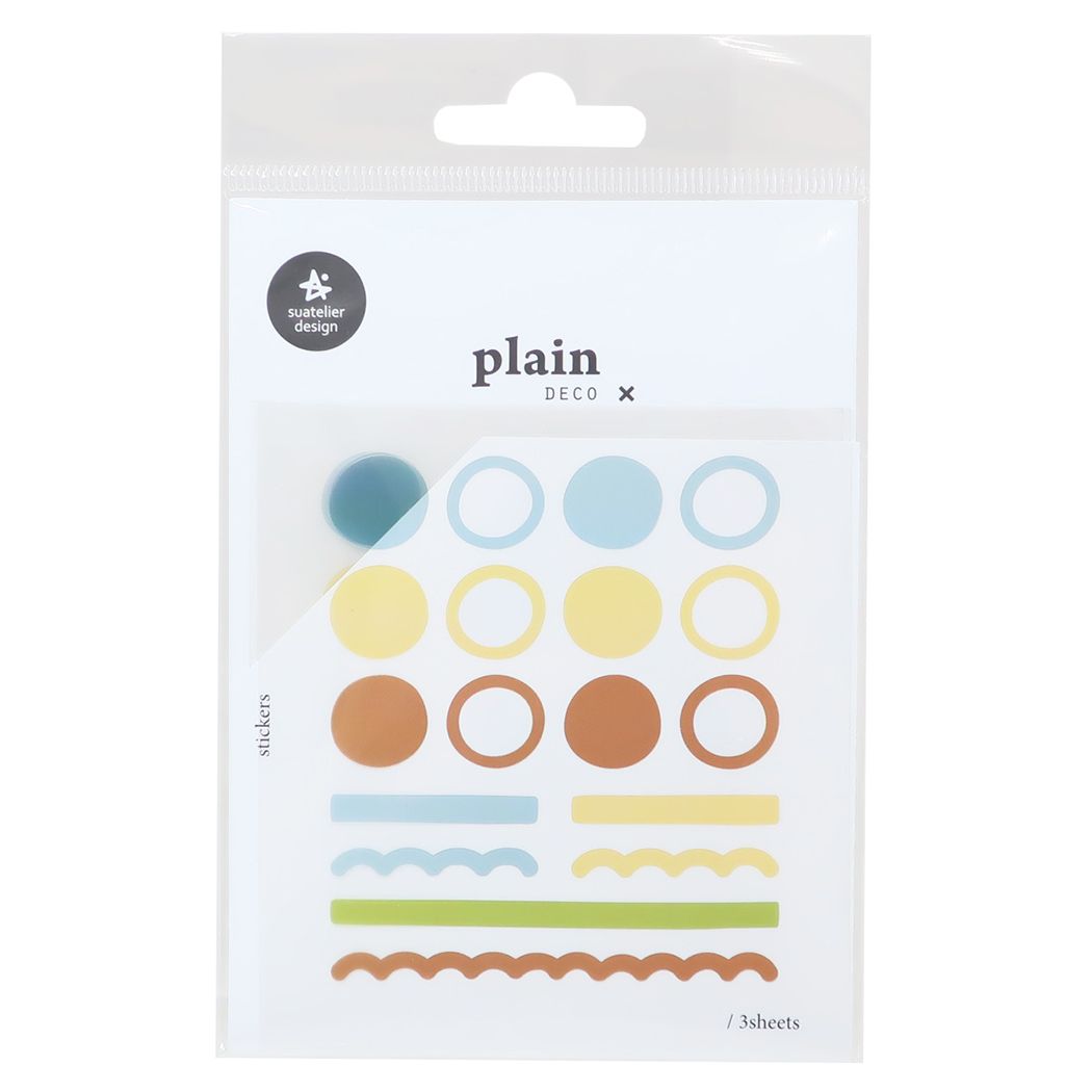 シールシート スワテリエ プレーンデコステッカー Plain Deco plain66