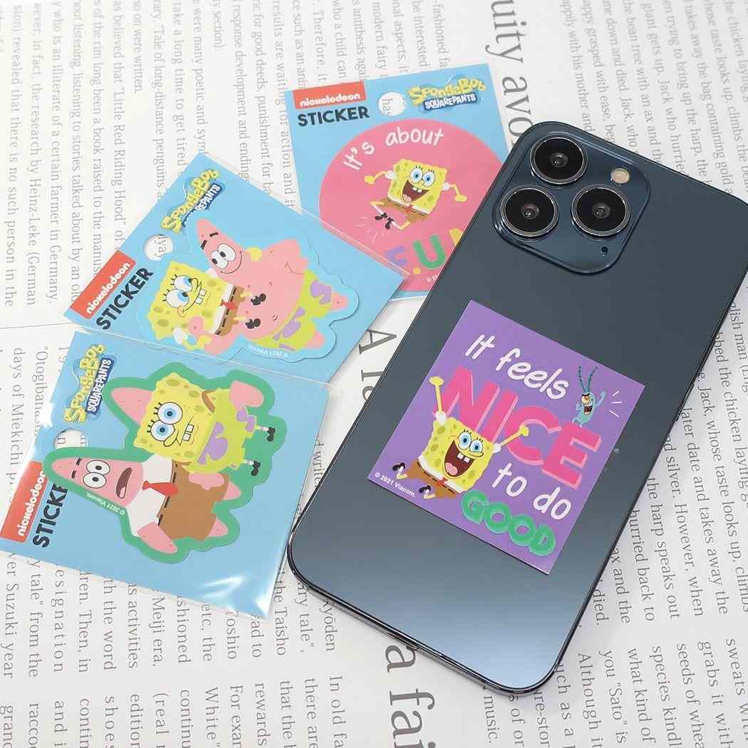 スポンジボブ グッズ ビッグシール キャラクター ステッカー S プレゼント 男の子 女の子 ギフト