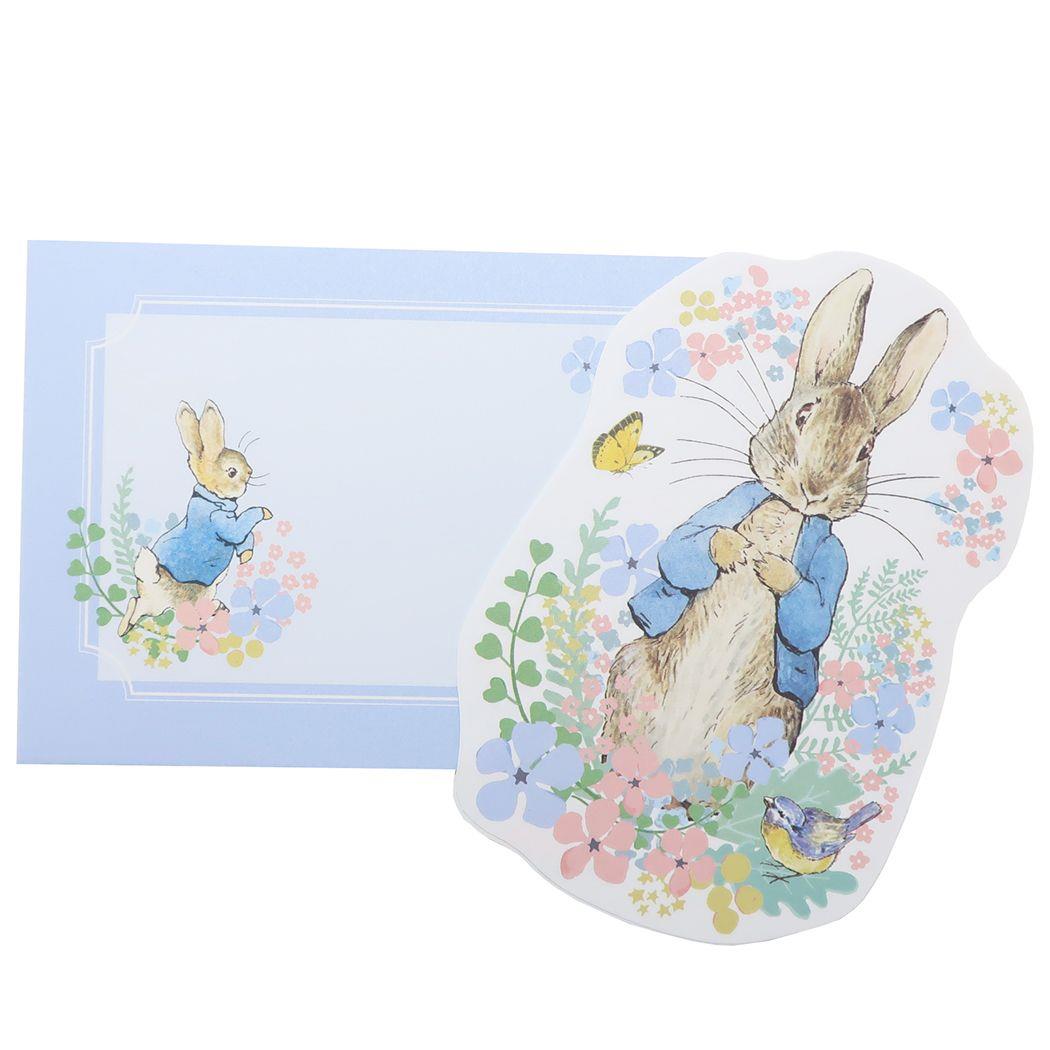 ピーターラビット レターセット ダイカットミニレター Peter Rabbit S&C