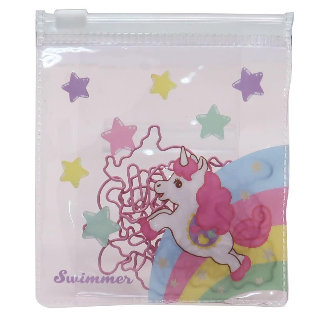 SWIMMER スイマー キャラクター クリップ スライダーケース入り ダイカット クリップ 10本セット ユニコーン S&Cコーポレーションクリスマ