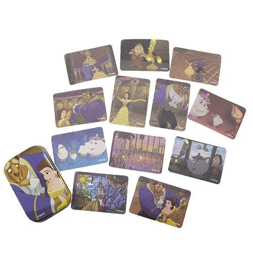 美女と野獣 デコシール 缶入りミニステッカー ディズニープリンセス S&Cコーポレーション 可愛い プレゼント 男の子 女の子 ギフト