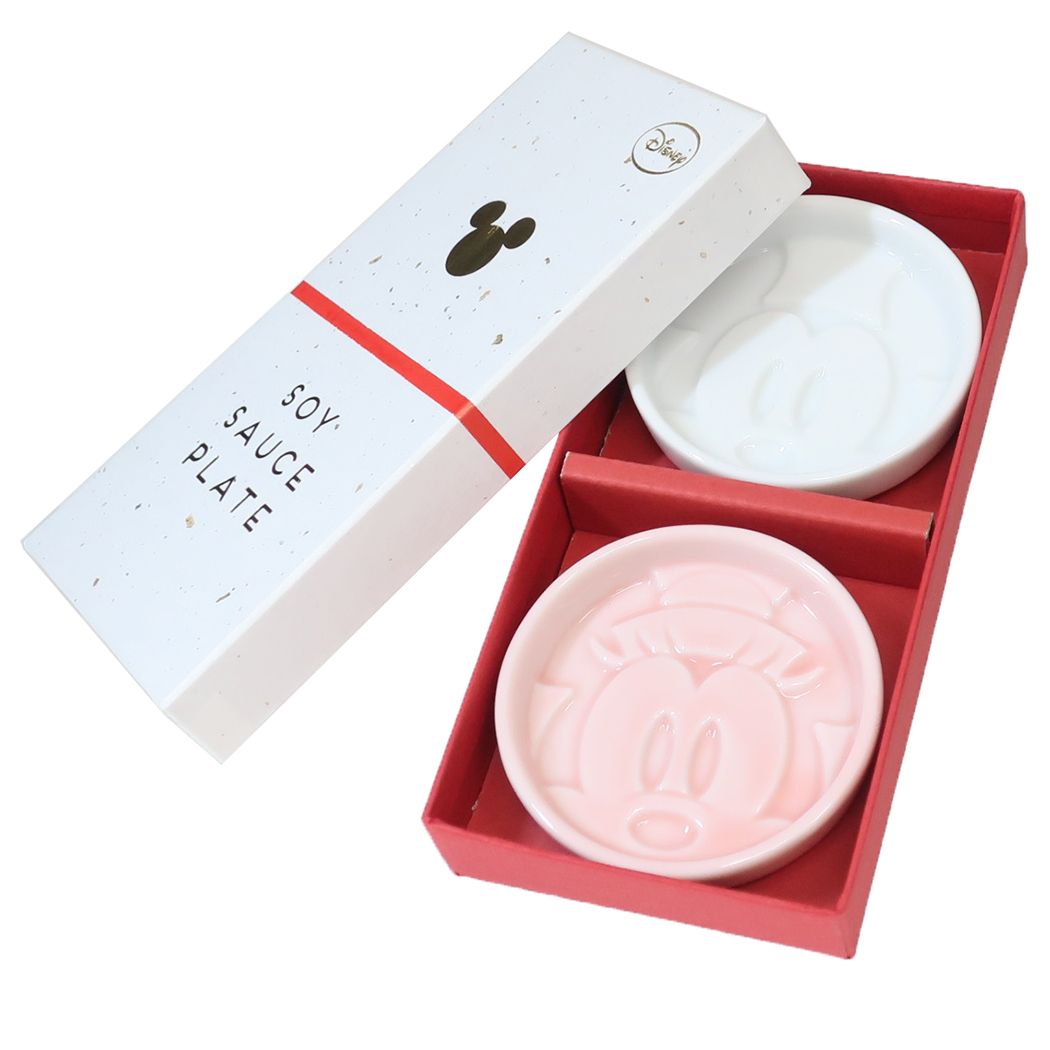 祝いペア醤油皿 ディズニーキャラクター 食器ギフトセット ディズニー 三郷陶器