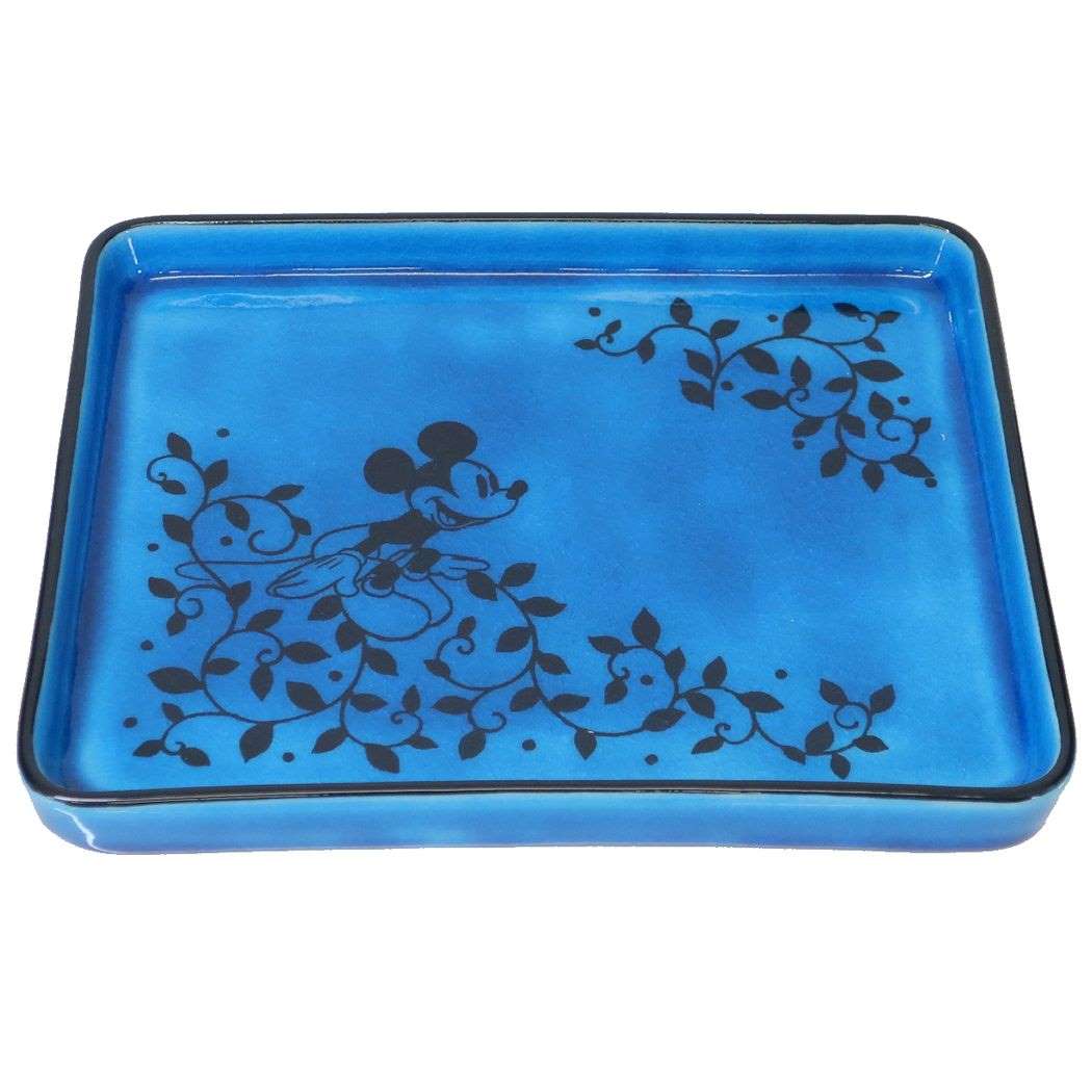 ミッキーマウス 中皿 長角皿 ひとやすみ ディズニー 三郷陶器