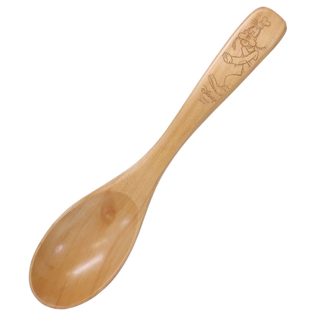 グーフィー グッズ カトラリー キャラクター 木のスプーン ディズニー100
