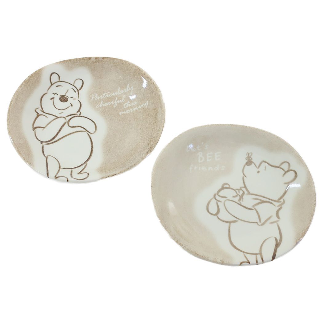 くまのプーさん ディズニー キャラクター ギフト食器 ペアオーバルプレートセット