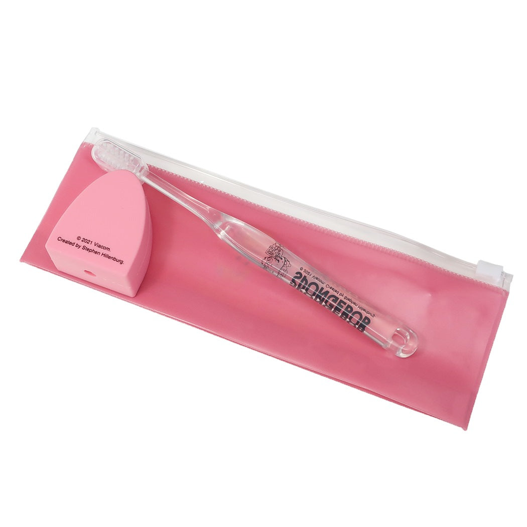 スポンジボブ ポーチ付き歯ブラシスタンドセット 洗面用具 パトリック キャラクター プレゼント 男の子 女の子 ギフト