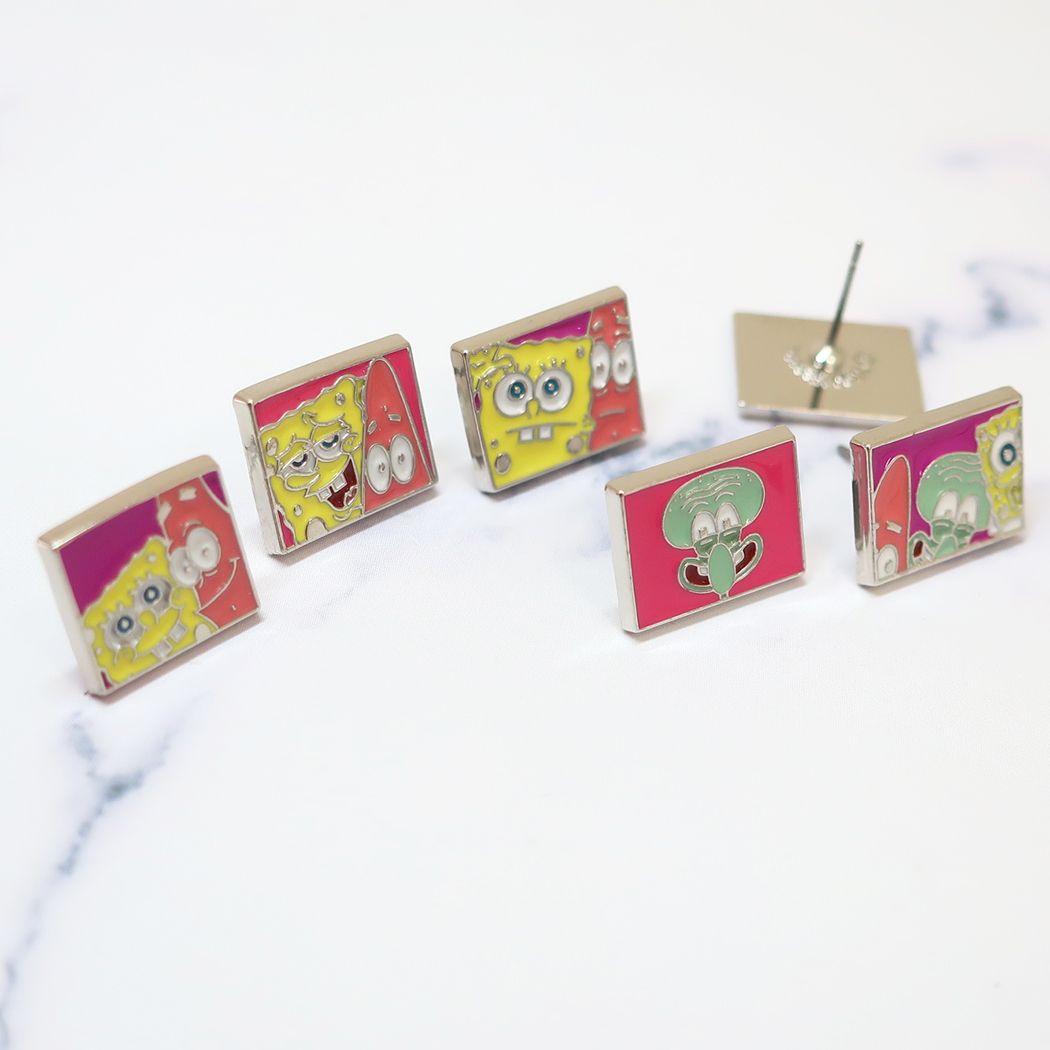 スポンジボブ BO 6Pピアス アクセサリー ピアス SL キャラクター