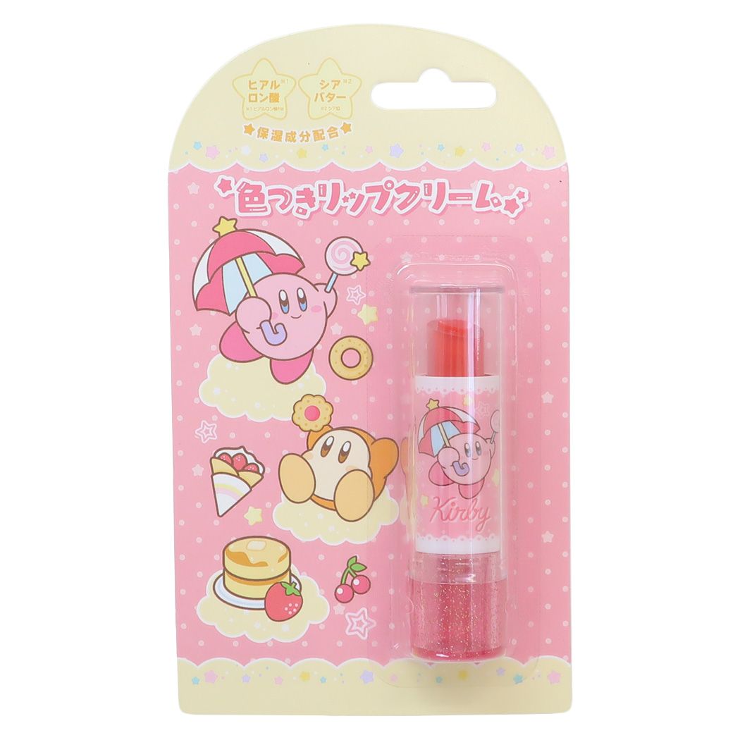 星のカービィ キャラクター キッズコスメ KI色つきリップクリーム A
