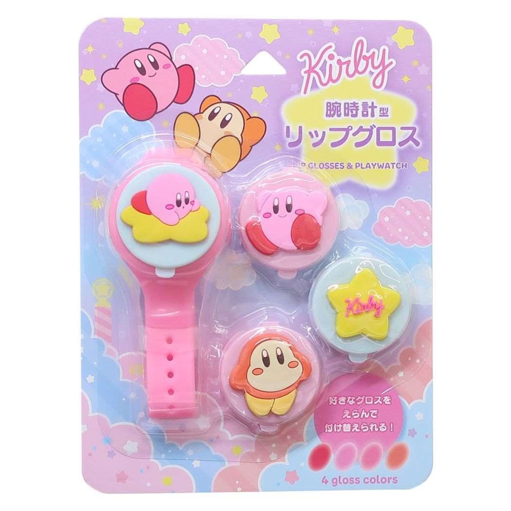 星のカービィ 腕時計型リップグロス キッズコスメ キャラクター