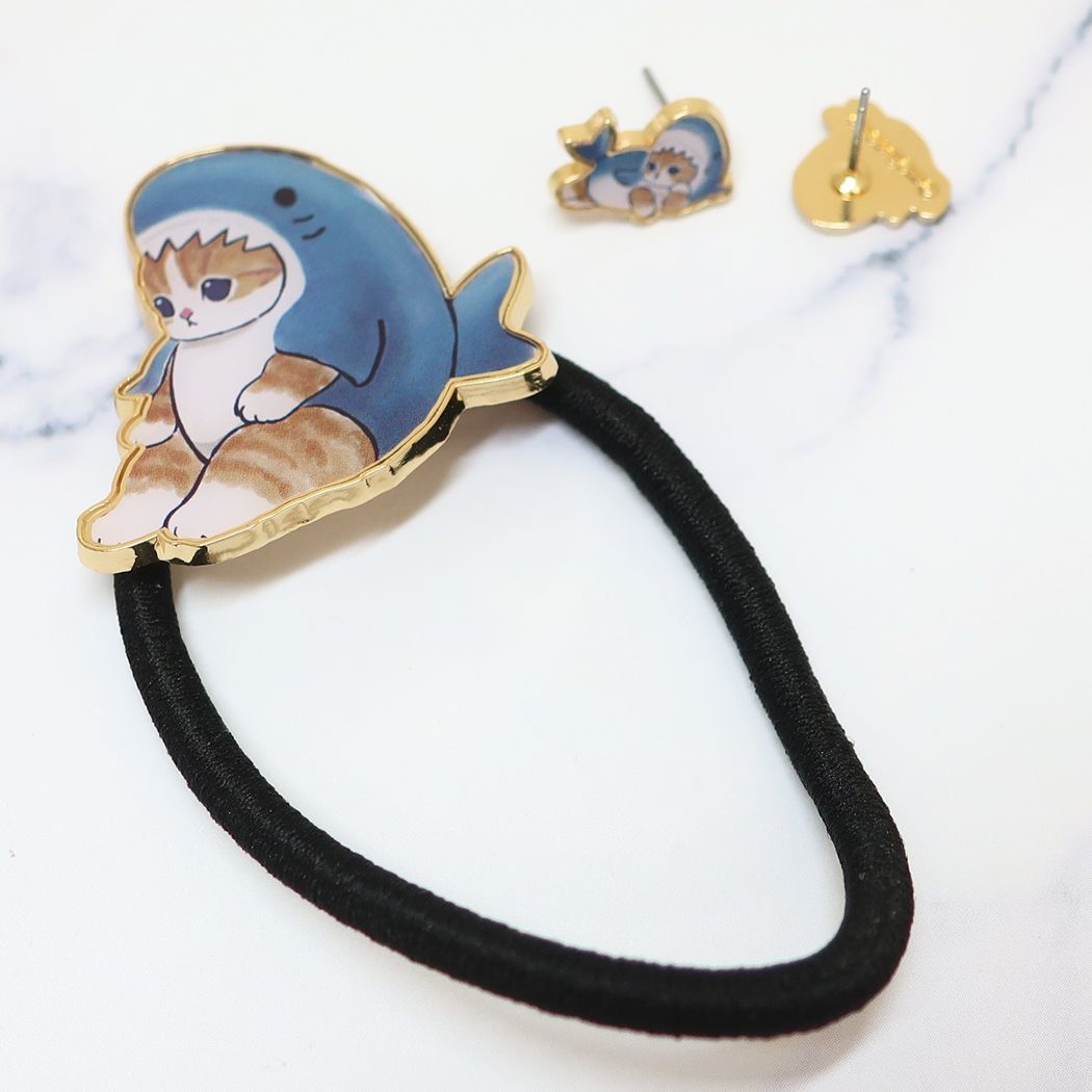 モフサンド グッズ ピアス キャラクター MDピアス&ヘアゴム A