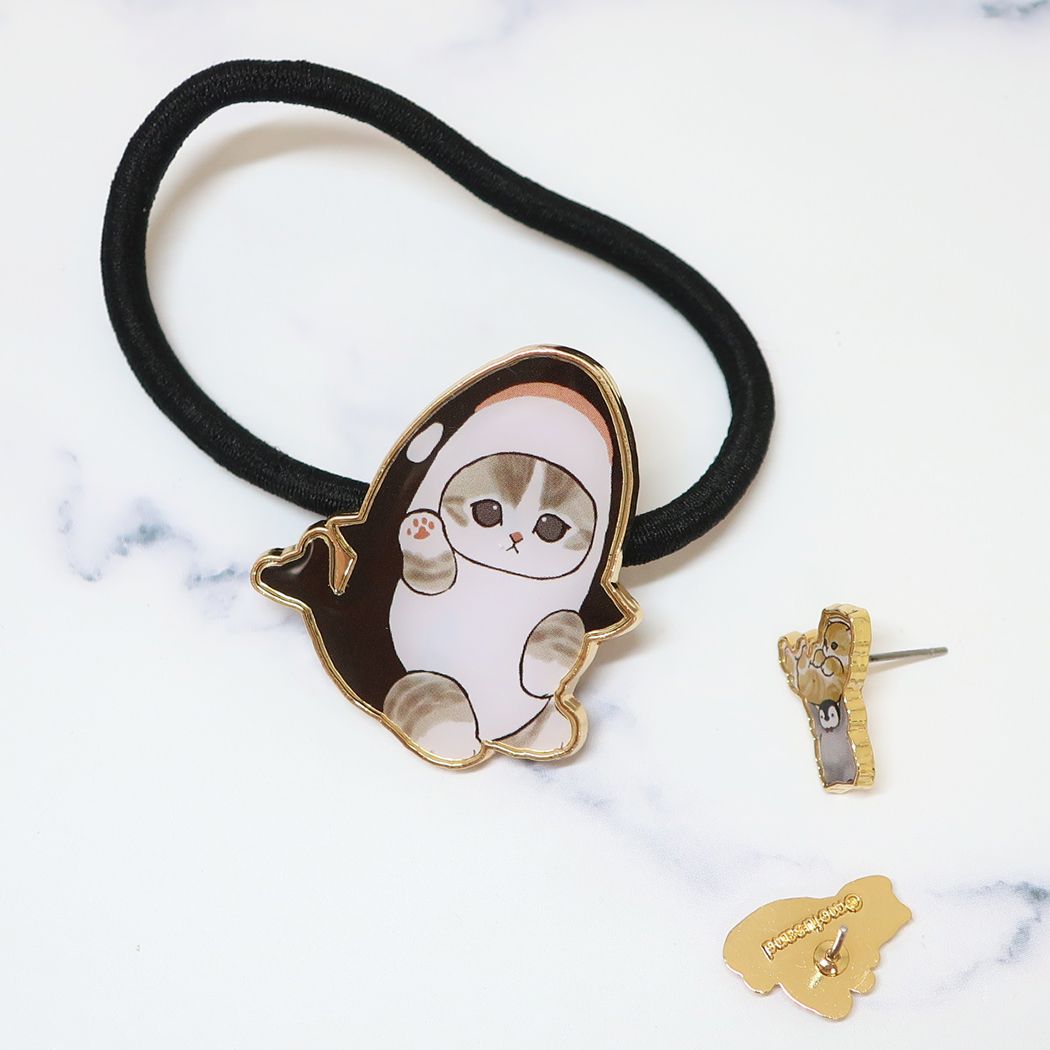 モフサンド mofusand キャラクター ピアス MDピアス&ヘアゴム B