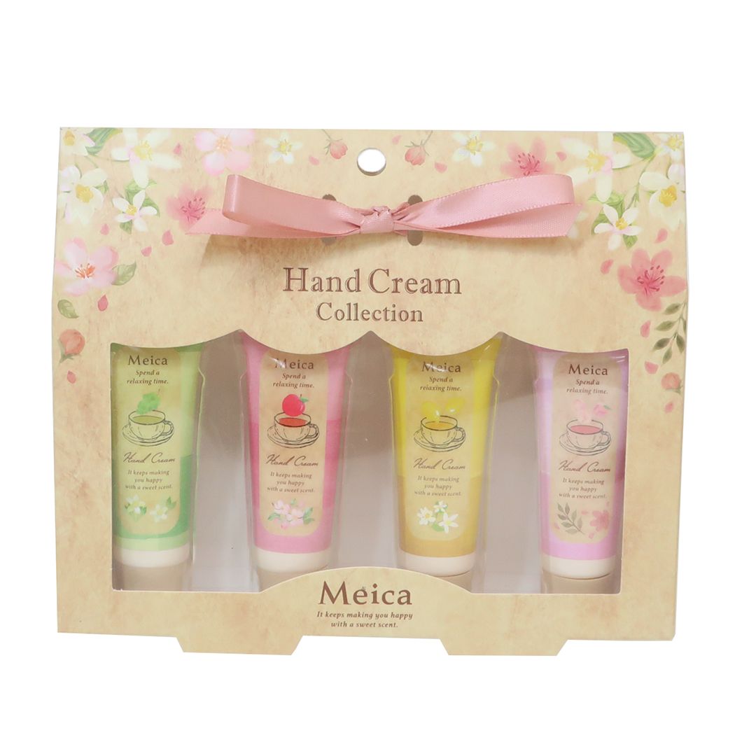 コスメ雑貨 ハンドクリーム4本セット 4本セットフルーツティー MEICA 粧美堂