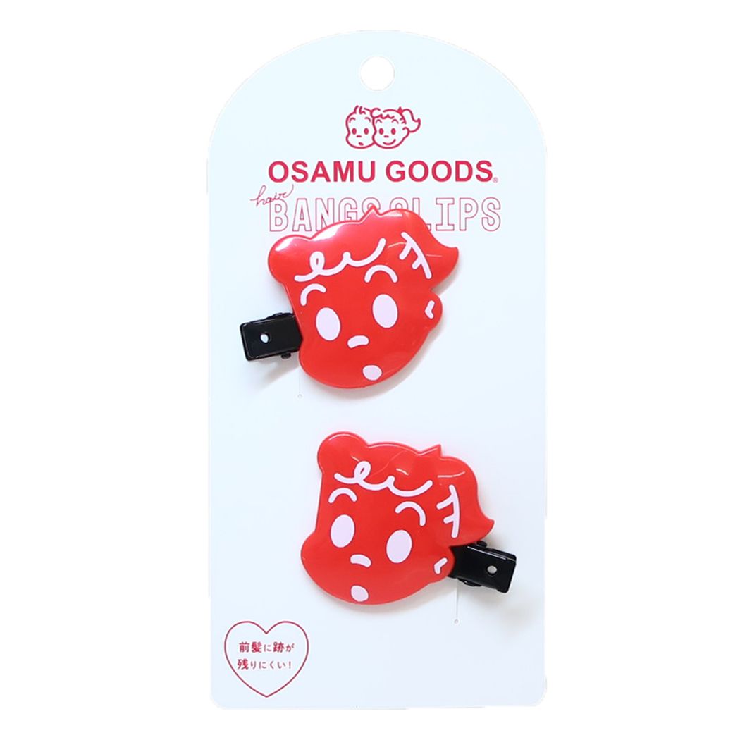 オサムグッズ ヘアアクセ ダイカット前髪クリップ JILL Osamu Goods 粧美堂