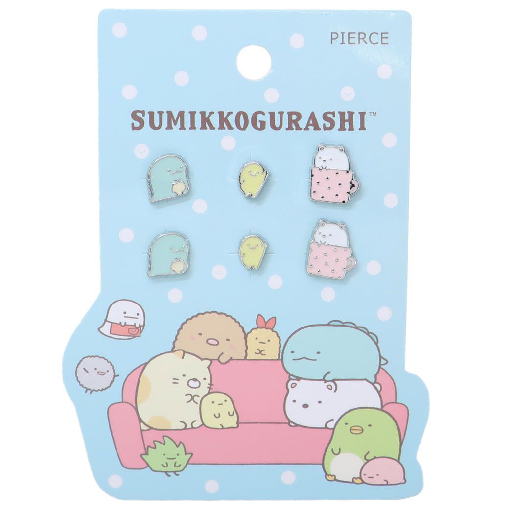 すみっコぐらし サンエックス キャラクター ピアス 6Pピアス アクセサリー