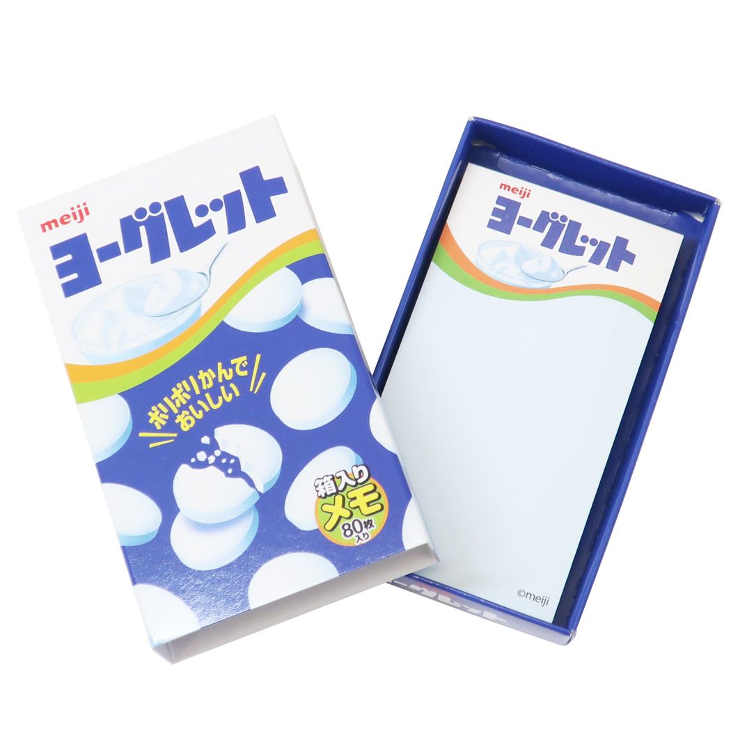 箱入りスライドメモ ヨーグレット メモ帳 お菓子パッケージ funbox プレゼント 男の子 女の子 ギフト