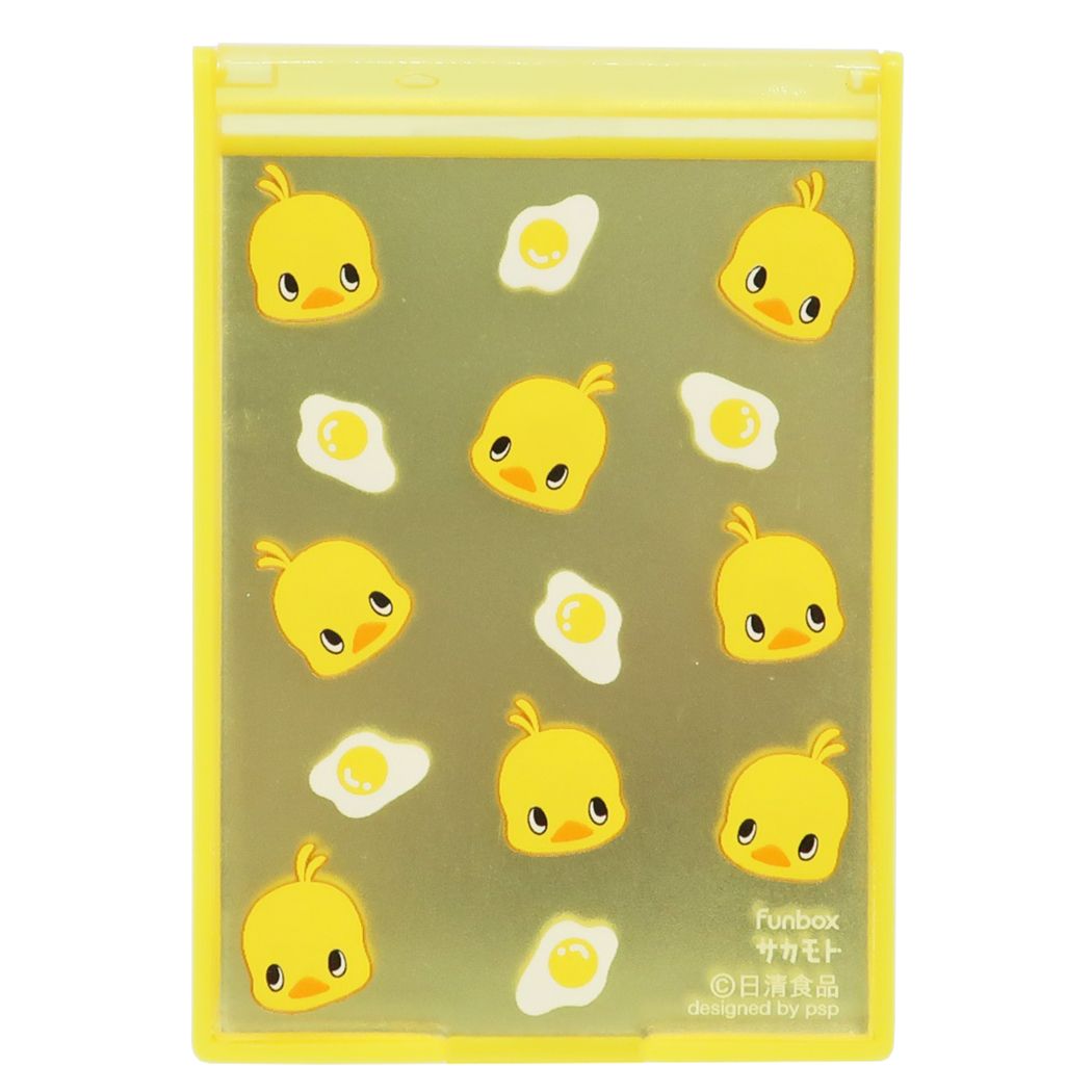チキンラーメン ミニミラー 手鏡 たまご柄 ひよこちゃん キャラクター