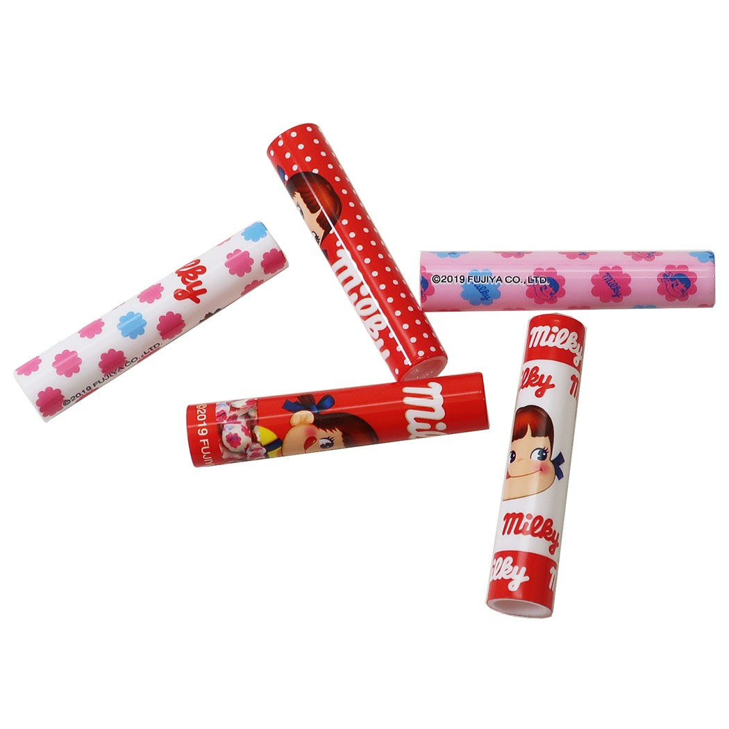 鉛筆キャップ 不二家のペコちゃん えんぴつカバー 5本セット ミルキー おやつマーケット サカモト 文具 キャラクター プレゼント 男
