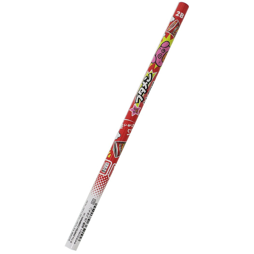 ブタメン 鉛筆 丸軸 えんぴつ 2B サカモト とんこつ味 グッズ 新学期 準備 おもしろ文具 プレゼント 男の子 女の子 ギフト