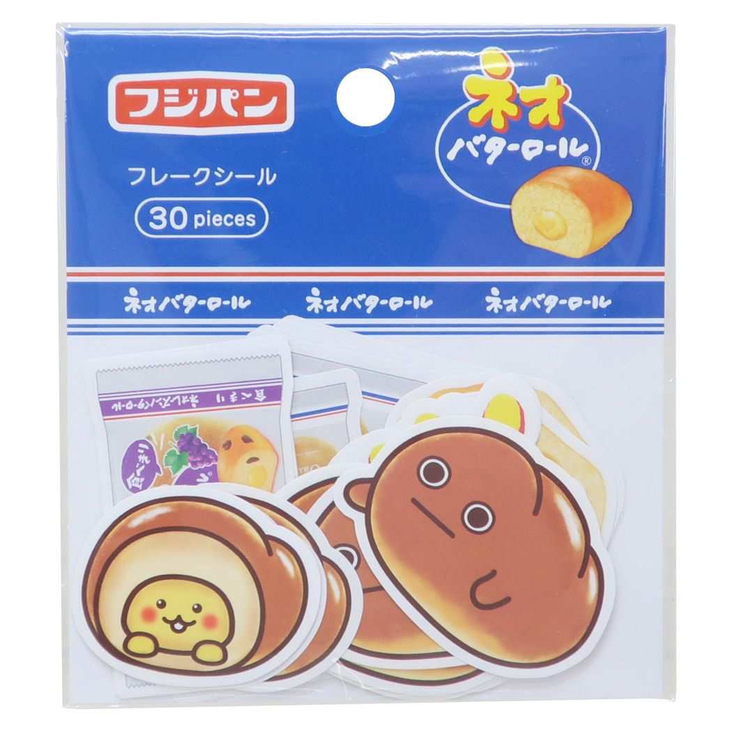 ダイカットミニシール フジパン フレークシール funbox ネオバターロール