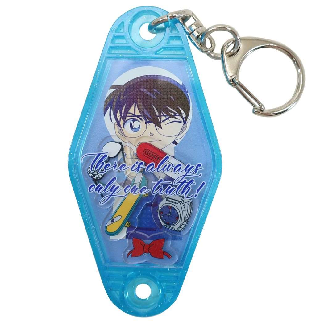 名探偵コナン シャカシャカ キーホルダー キーリング コナン柄 少年サンデー グッズ プレゼント 男の子 女の子 ギフト