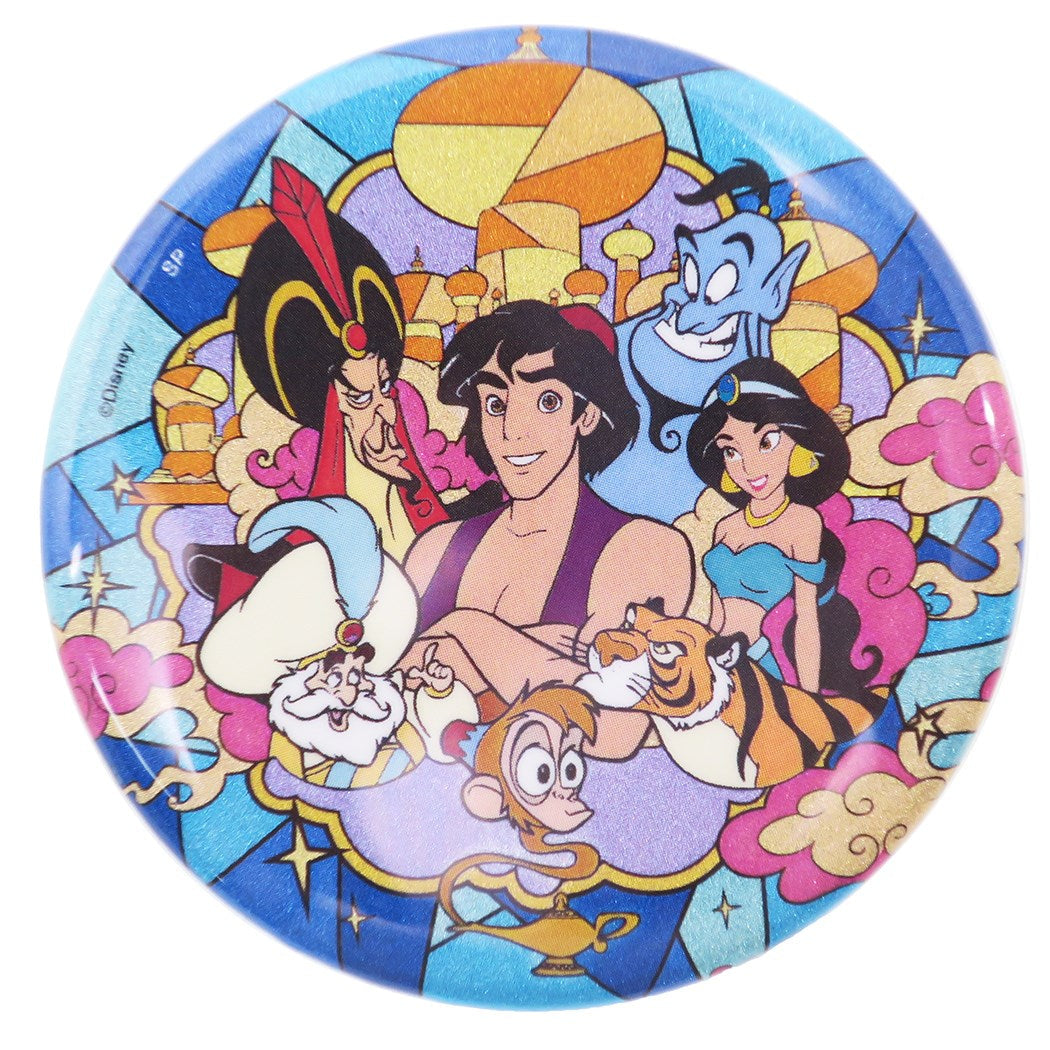 アラジン グッズ 缶バッジ ビッグ カンバッジ 集合 ディズニー キャラクター プレゼント 男の子 女の子 ギフト
