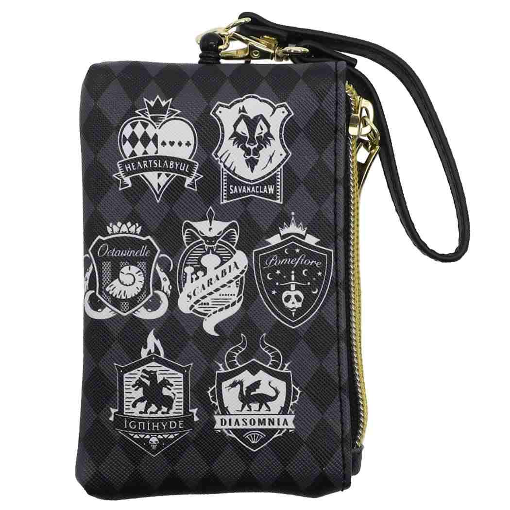 定期入れ ツイステッドワンダーランド リール付き パスケース ディズニー エンブレム ICカードケース プレゼント 男の子 女の子 ギ