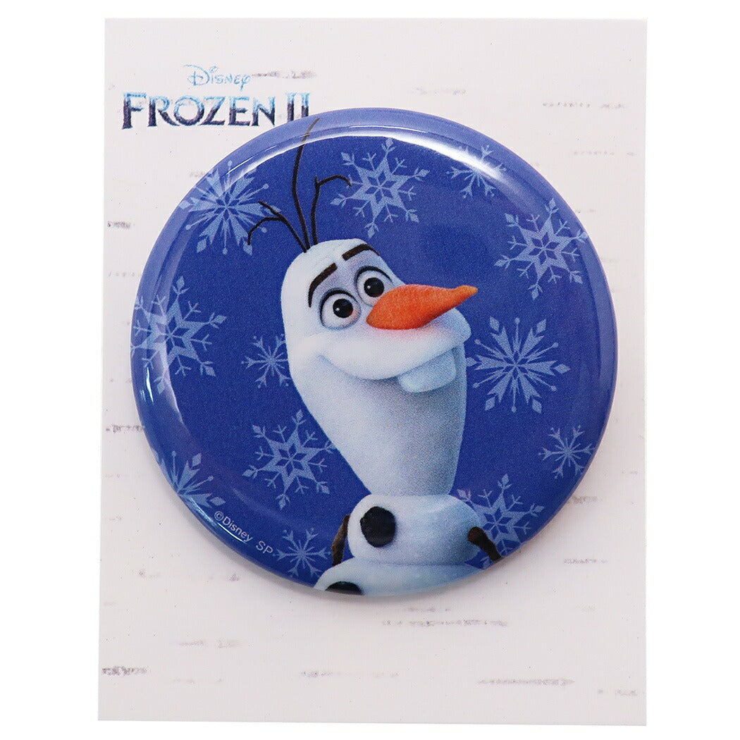 アナと雪の女王 2 ビッグ カンバッジ 缶バッジ オラフ ディズニー グッズ キャラクター プレゼント 男の子 女の子 ギフ