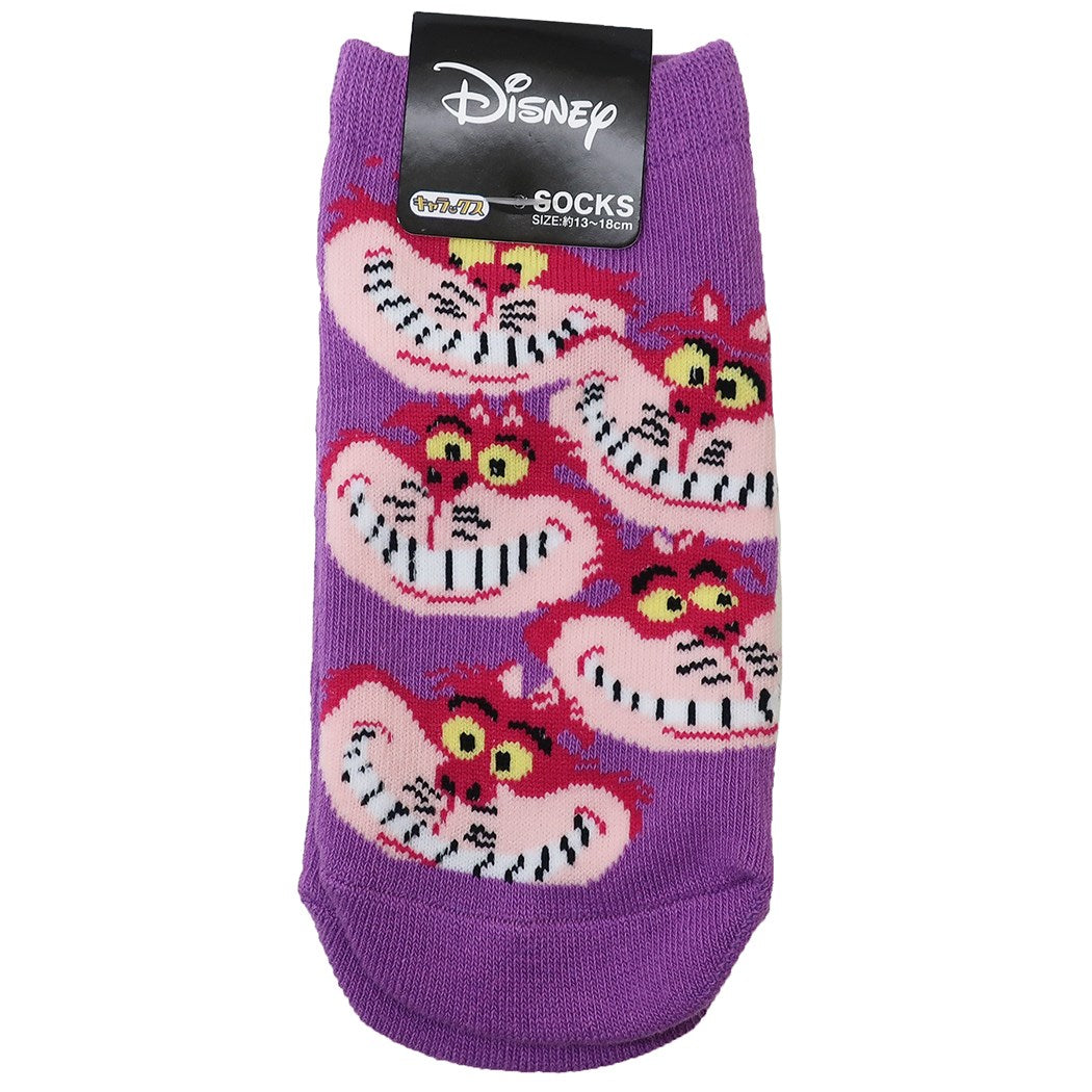 ふしぎの国のアリス キッズ ソックス 子供用 靴下 チェシャ猫いっぱい ディズニー グッズ キャラクター プレゼント 男の子