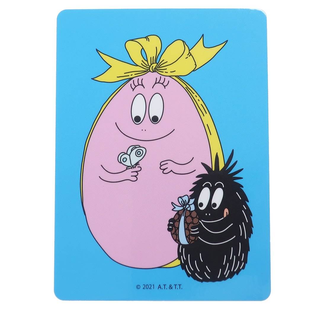 バーバパパ グッズ ダイカット ビニール ステッカー キャラクター ビッグシール リボン BARBAPAPA プレゼント 男の子 女の