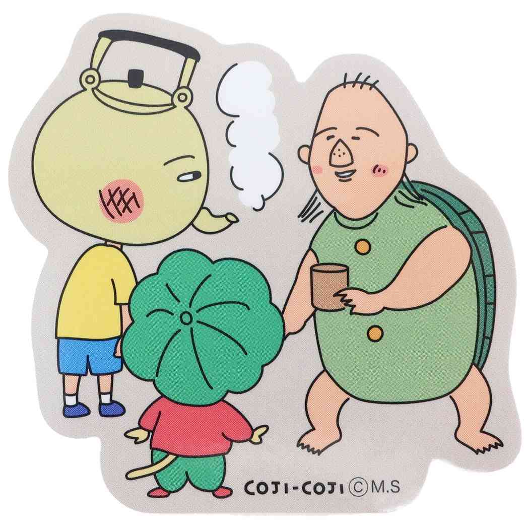 コジコジ ダイカットビニールステッカー さくらももこ ビッグシール アニメキャラクター お茶の時間 プレゼント 男の子 女の子 ギフト
