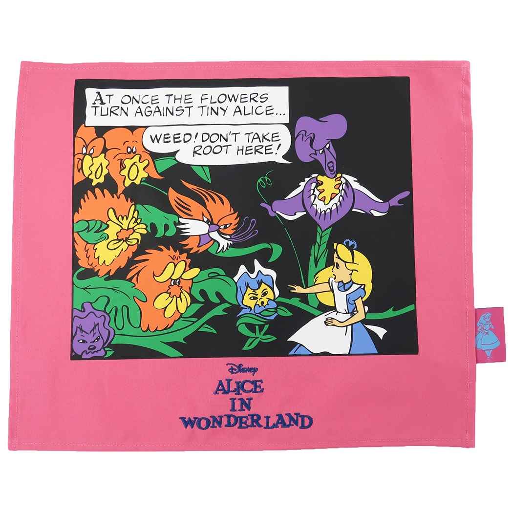 ふしぎの国のアリス ディズニー キャラクター タペストリー ファブリックポスター お花たち スモールプラネット プレゼント 男の子 女