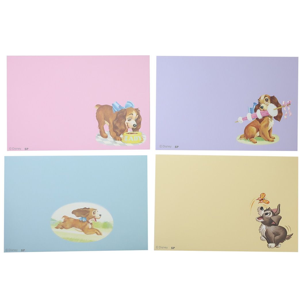 わんわん物語 グッズ 封筒セット ディズニー キャラクター 封筒12枚入り プレゼント 男の子 女の子 ギフト