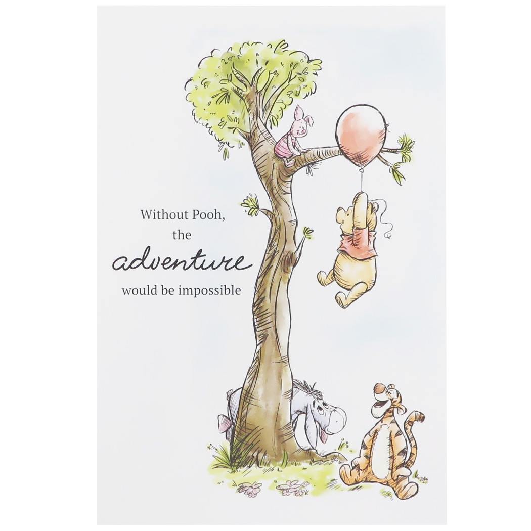 くまのプーさん グッズ POSTCARD キャラクター ポストカード ふうせん プレゼント 男の子 女の子 ギフト