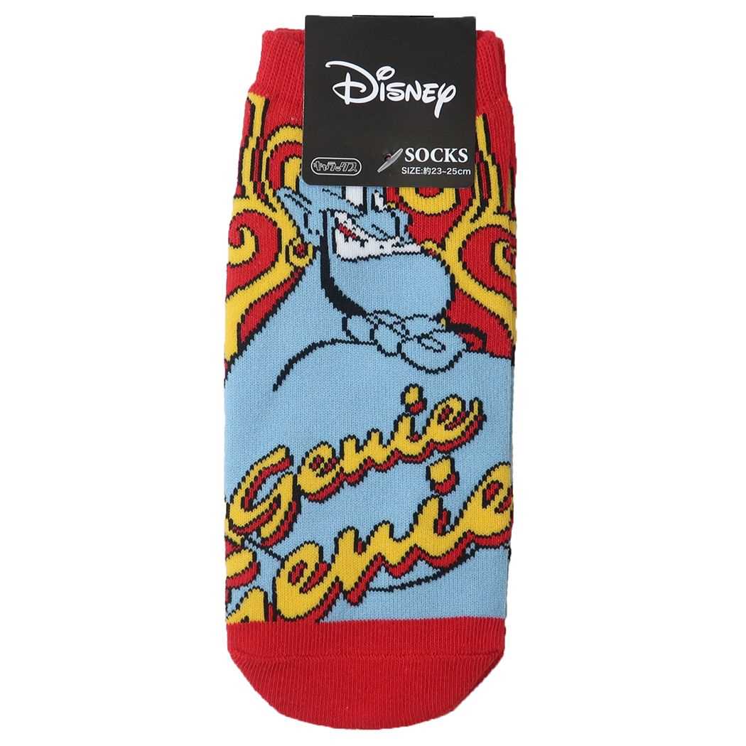 アラジン レディースソックス ディズニー 女性用靴下 キャラクター ジーニー RD