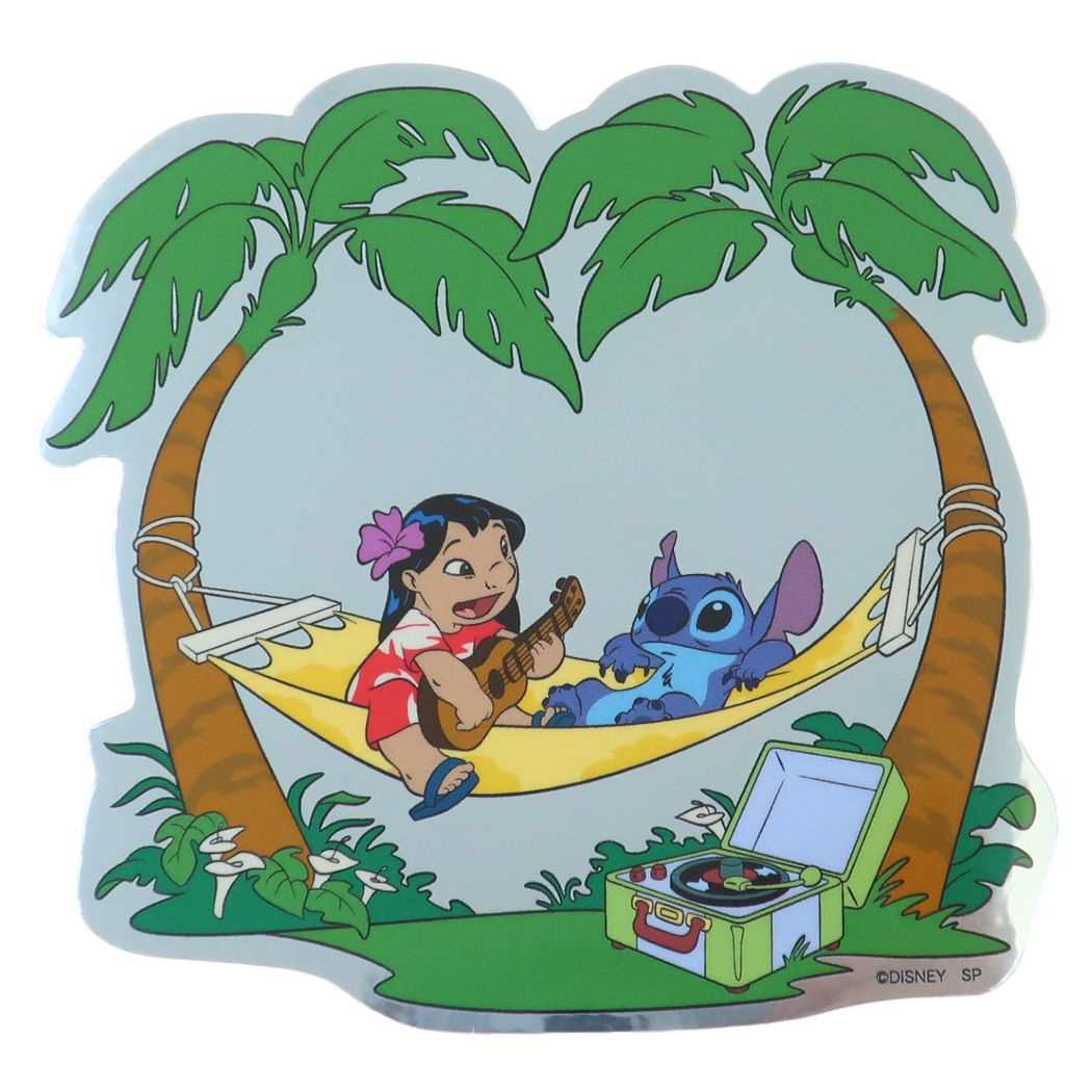 リロ&スティッチ グッズ ビッグシール ディズニー キャラクター アウトドアステッカー