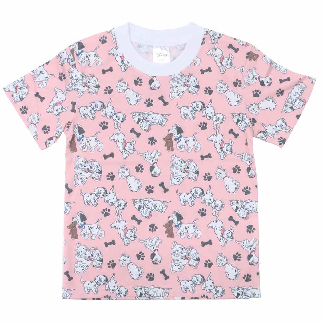101匹わんちゃん キッズT-SHIRTS ディズニー 子供用Tシャツ キャラクター いっぱい パターン キッズ120