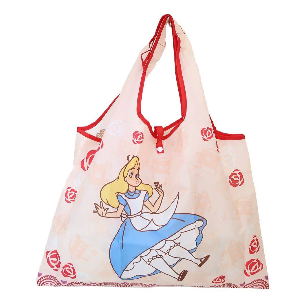 ふしぎの国のアリス ショッピングバッグ A エコバッグ 薔薇 ディズニー キャラクター