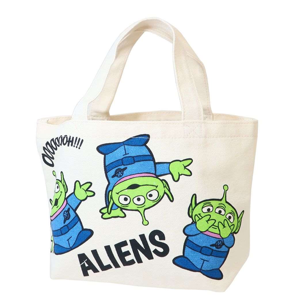 トイストーリー ランチバッグ マチ付バッグ エイリアンスマイル ディズニー