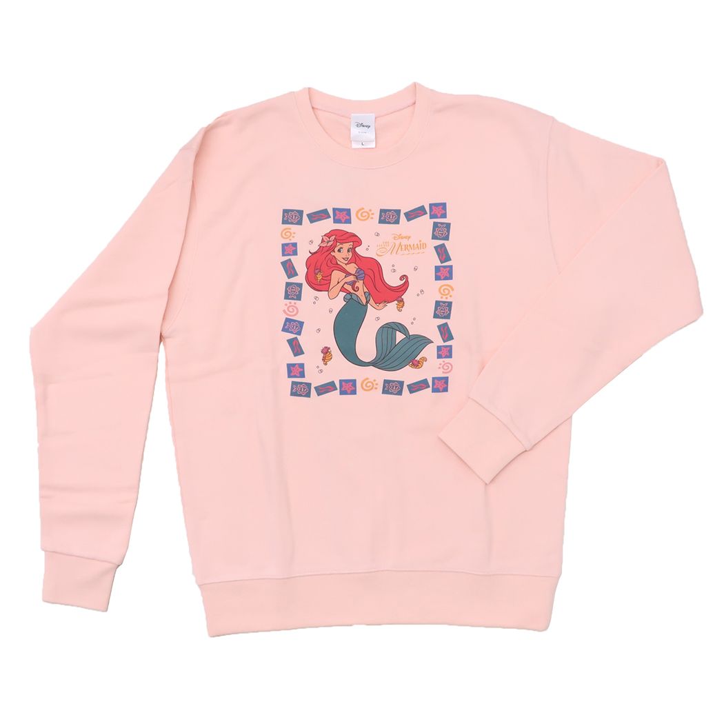 リトルマーメイド スウェット ファッション PK ディズニープリンセス キャラクター