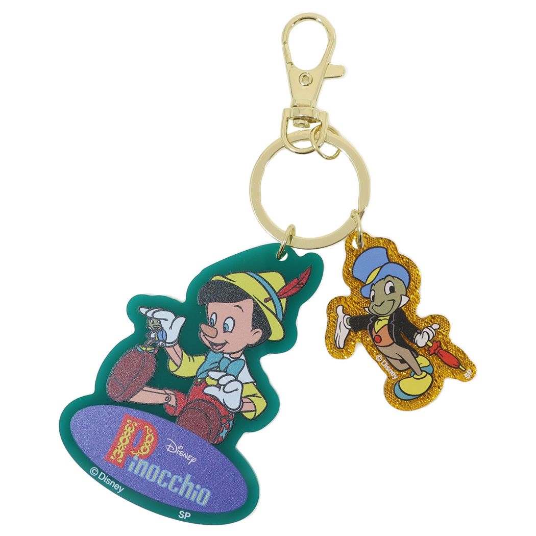 ピノキオ アクリルキーホルダー キーリング BL GD ディズニー キャラクター