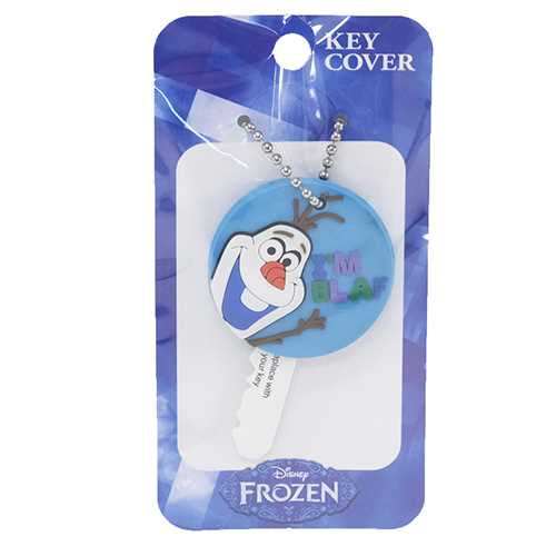 キャラクター グッズ アナと雪の女王 キーカバー ディズニー Disney ダイカットラバーキーカバー オラフ ロゴ スモールプラネット 鍵カバークリ