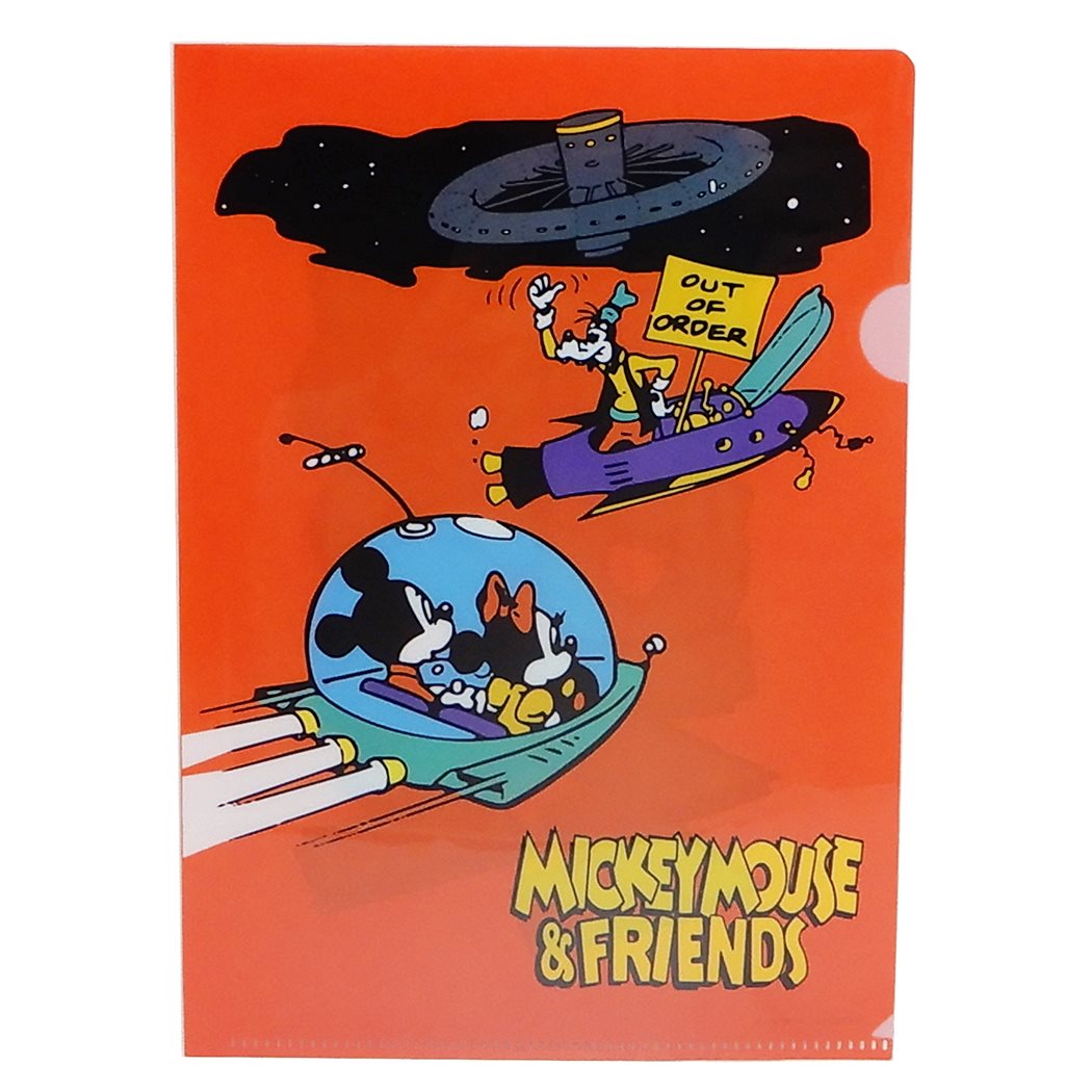 ミッキー & フレンズ ミニ ファイル A5 シングル クリアファイル アウトオブオーダー ディズニー スモールプラネット NOSTALGICAクリス