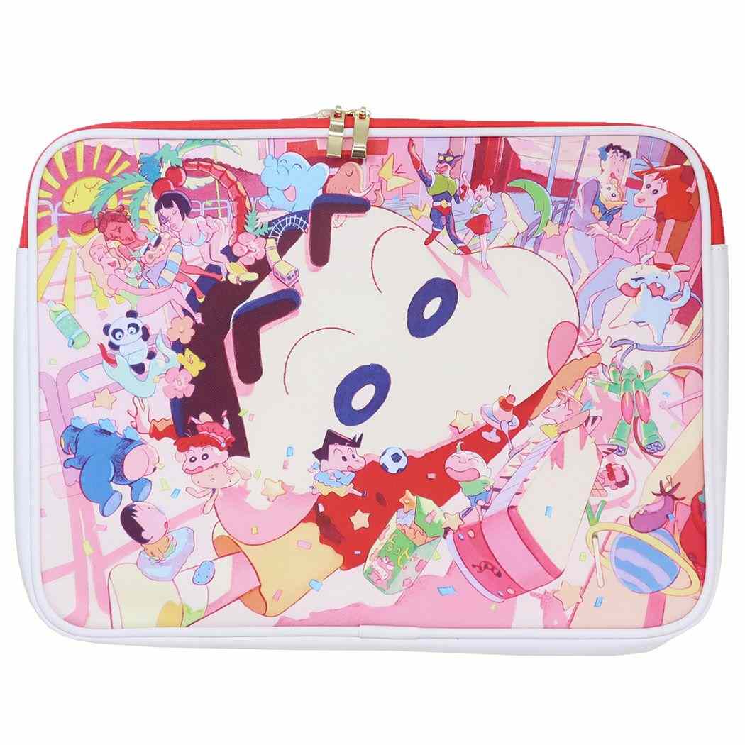 クレヨンしんちゃん ガジェットケースM タブレットケース アニメキャラクター 30th メイン プレゼント 男の子 女の子 ギフト