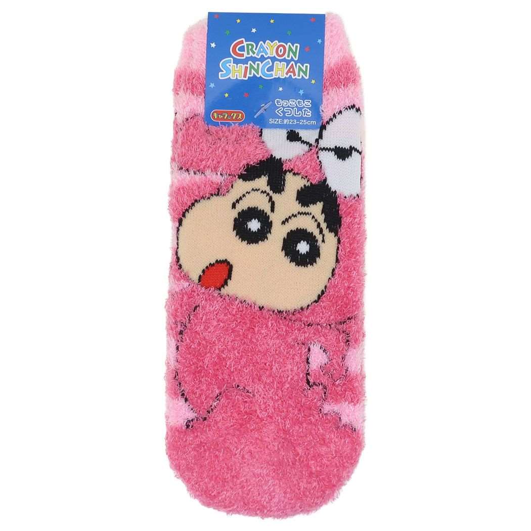 クレヨンしんちゃん グッズ もこもこソックス 臼井儀人 アニメキャラクター