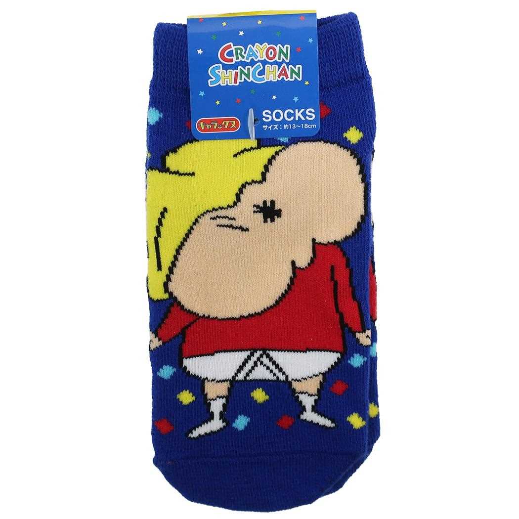 クレヨンしんちゃん キッズ ソックス 子供用 靴下 ケツ顔マン アニメキャラクター グッズ プレゼント 男の子 女の子 ギフト