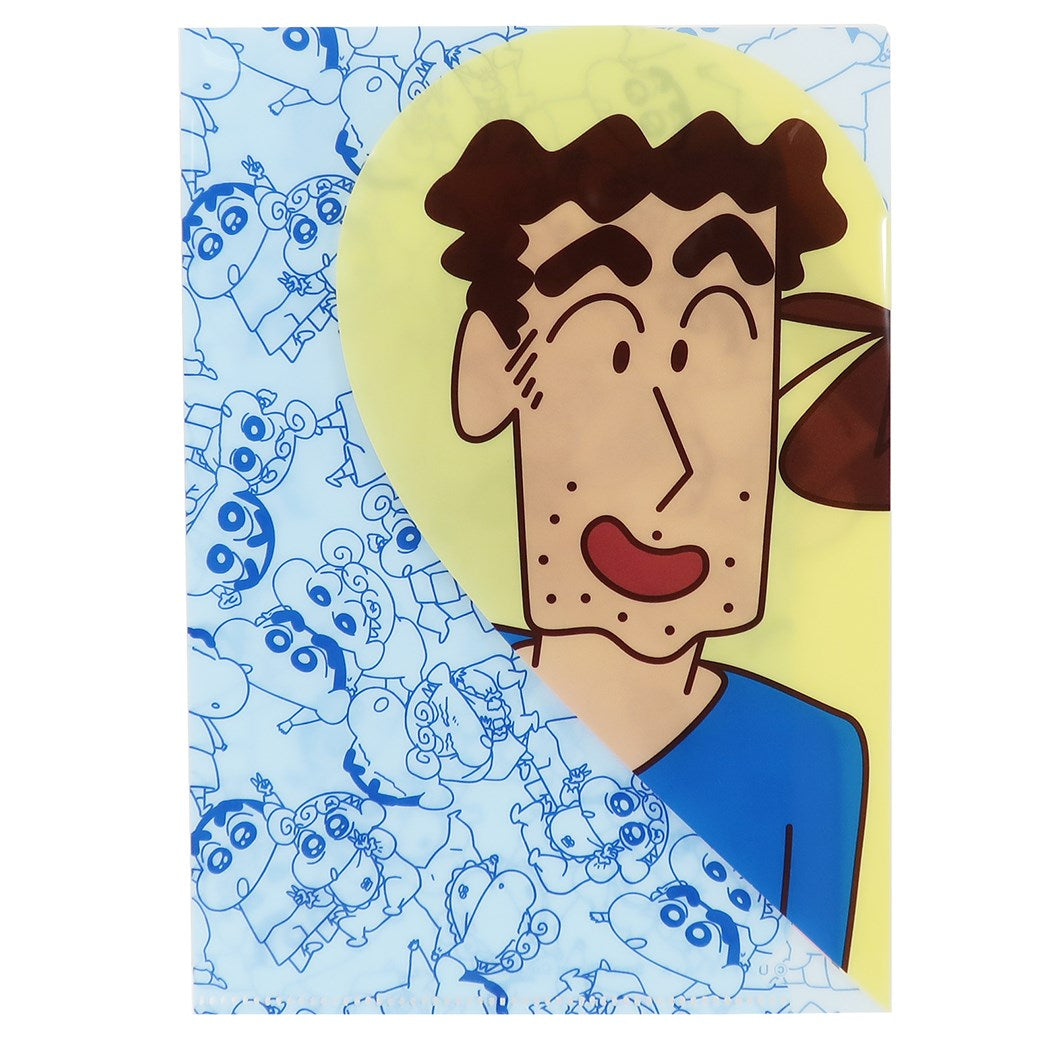 ハート型 ミニ クリアファイル クレヨンしんちゃん ファイル グッズ 家族 アニメキャラクター プレゼント 男の子 女の子 ギフト